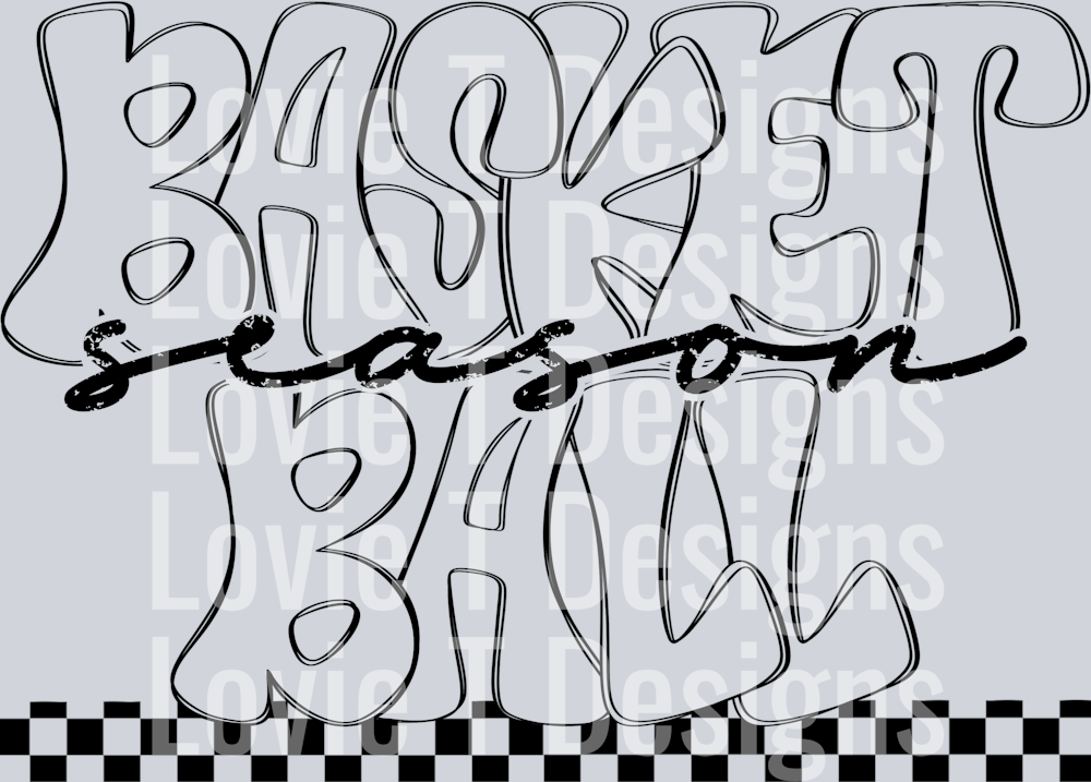 Basketball Season Black