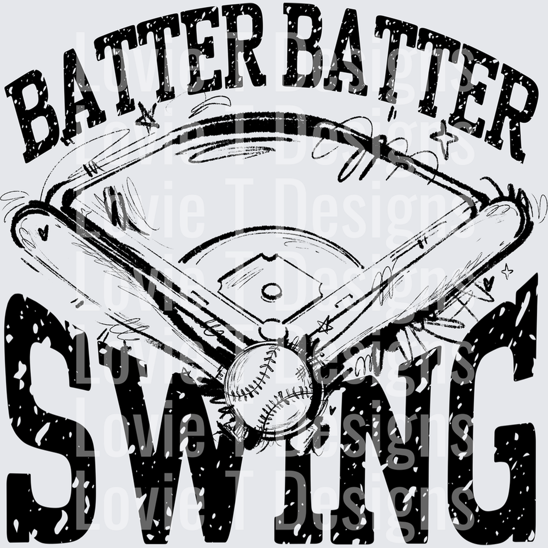 Batter Batter Swing – DTF Transfer – product image