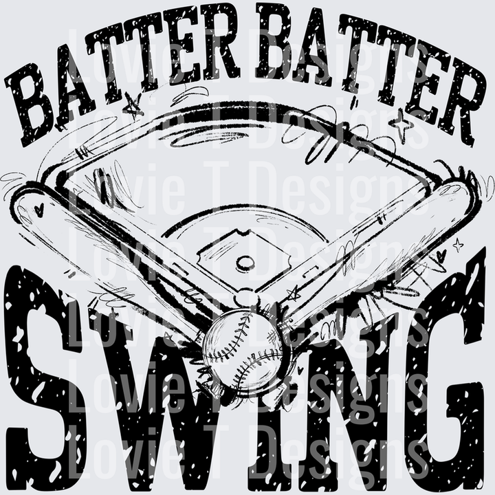 Batter Batter Swing – DTF Transfer – product image