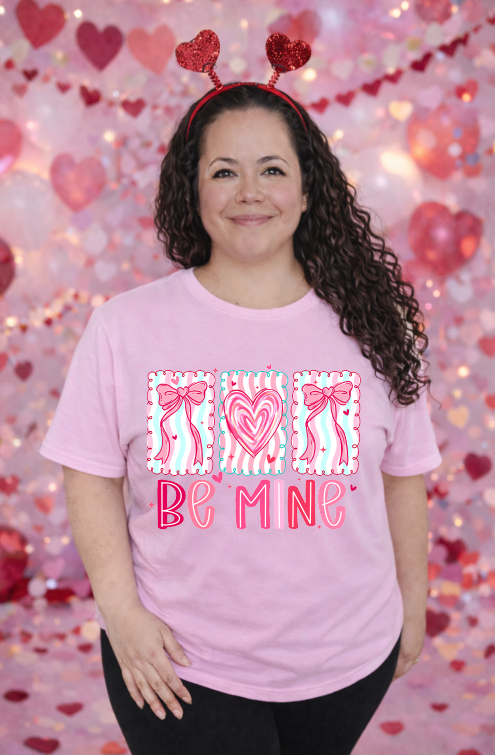 Be Mine Valentine's DTF transfer design