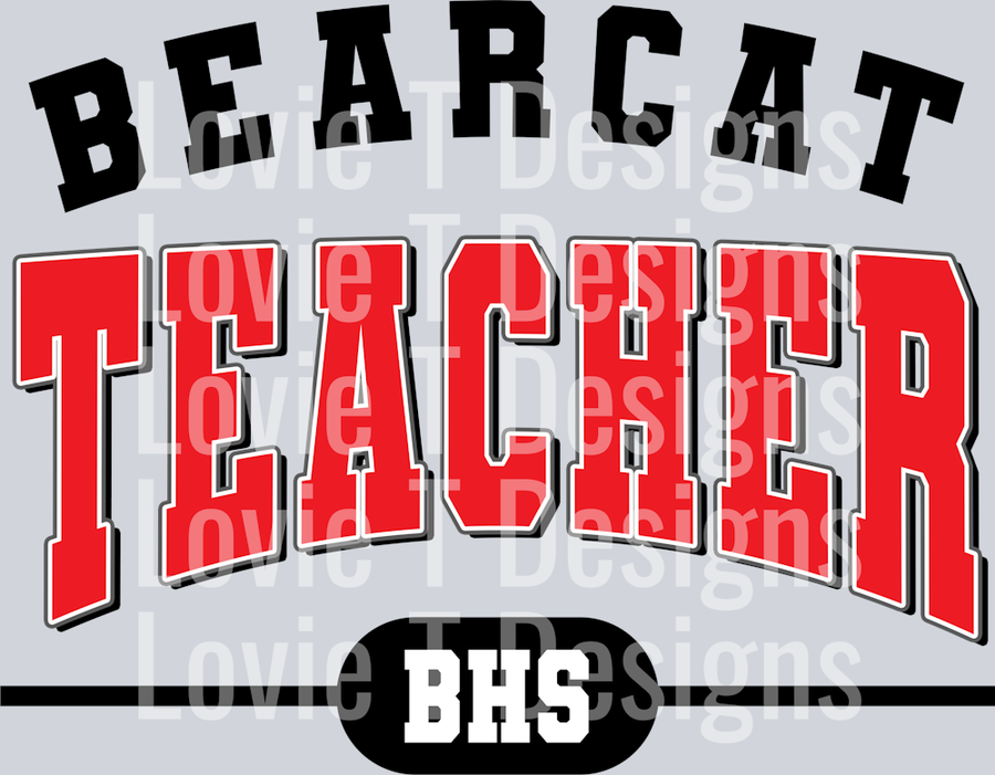 BEARCATS TEACHER RED BHS