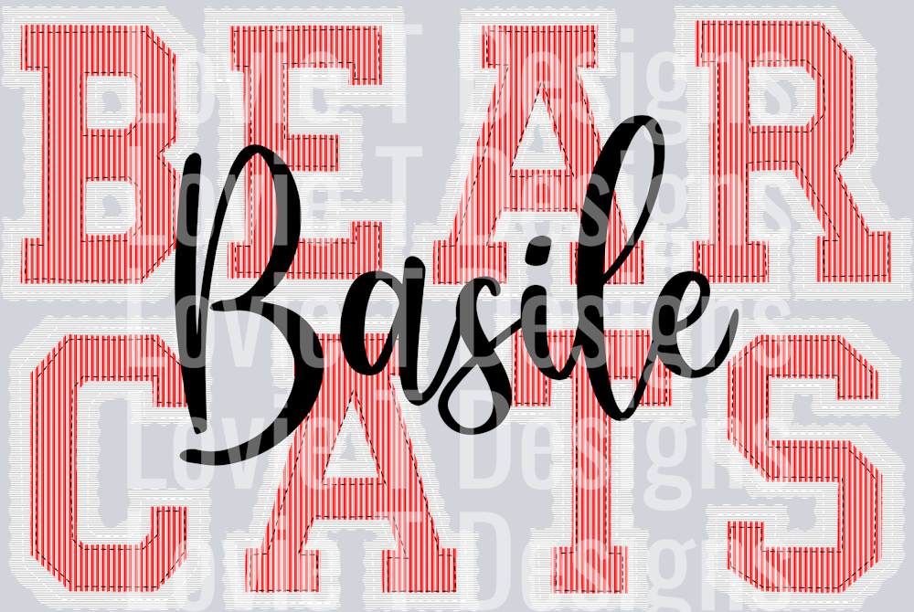 BEARCATS WHITE BASE RED TOP PREPSTER BASILE IN BLACK CENTER