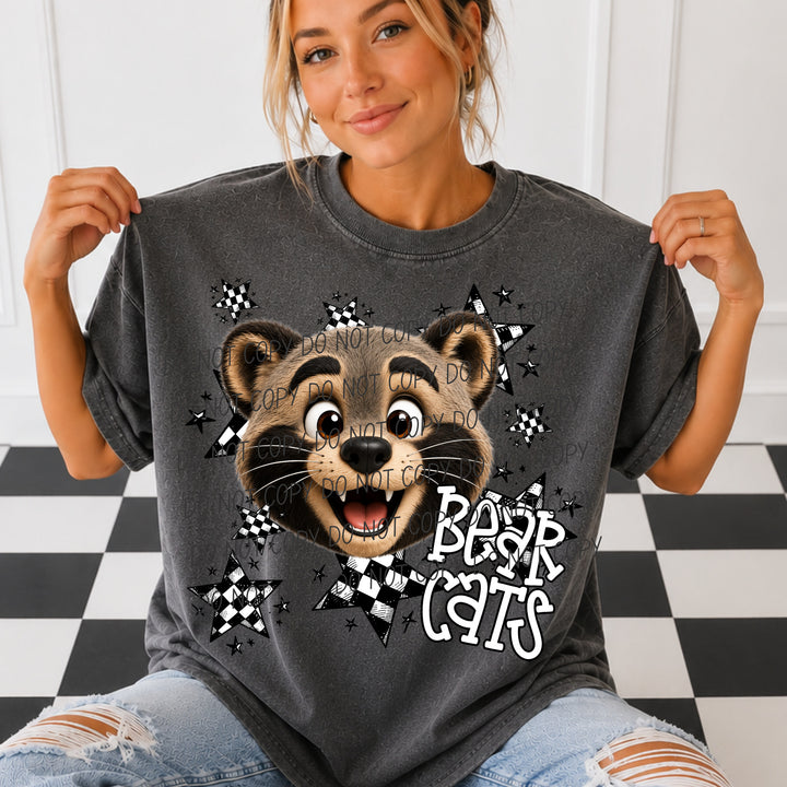 Bearcats Big Mascot Energy mascot DTF transfer
