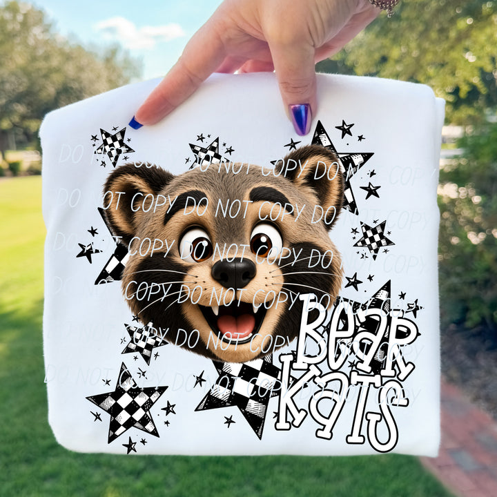 Bearkats Big Mascot Energy mascot DTF transfer