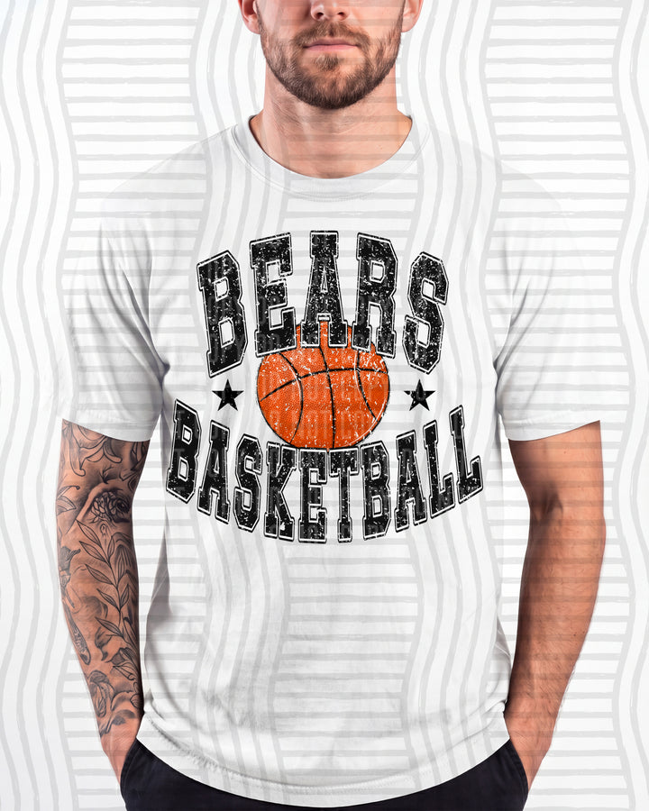Bears Basketball Varsity Mascots DTF transfer