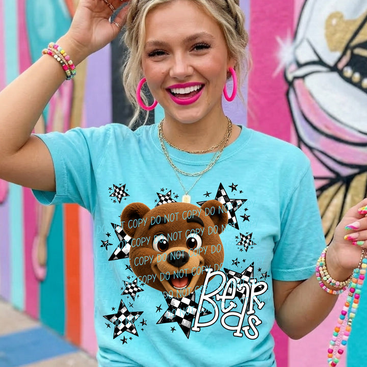 Bears Big Mascot Energy mascot DTF transfer