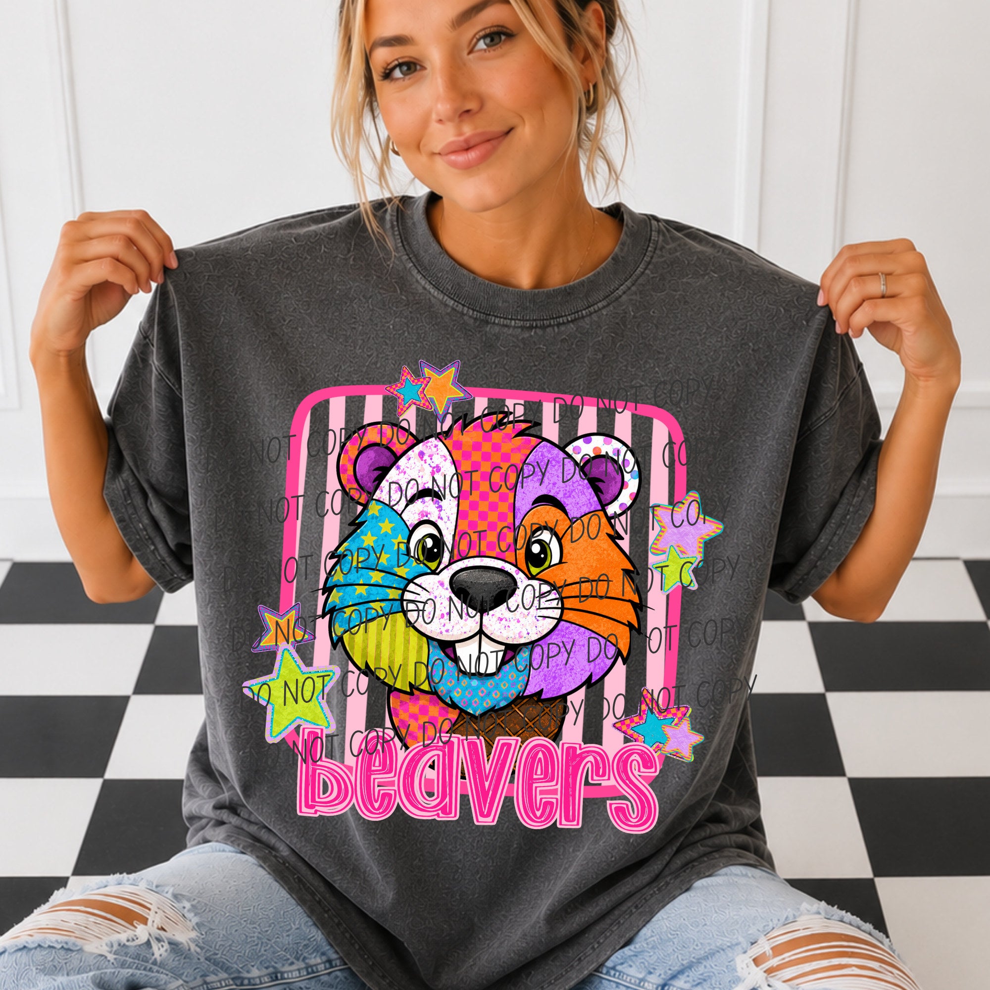 Funky Fresh Mascots BEAVERS design