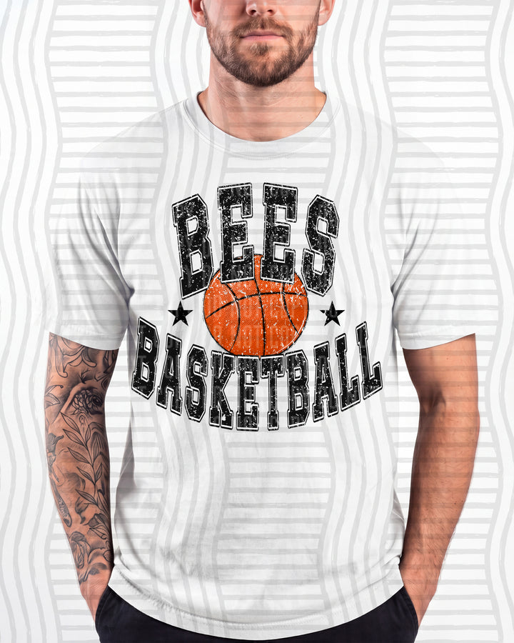 Bees Basketball Varsity Mascots DTF transfer