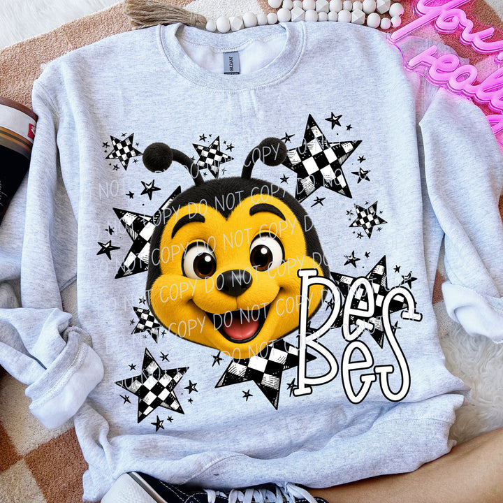 Bees Big Mascot Energy mascot DTF transfer