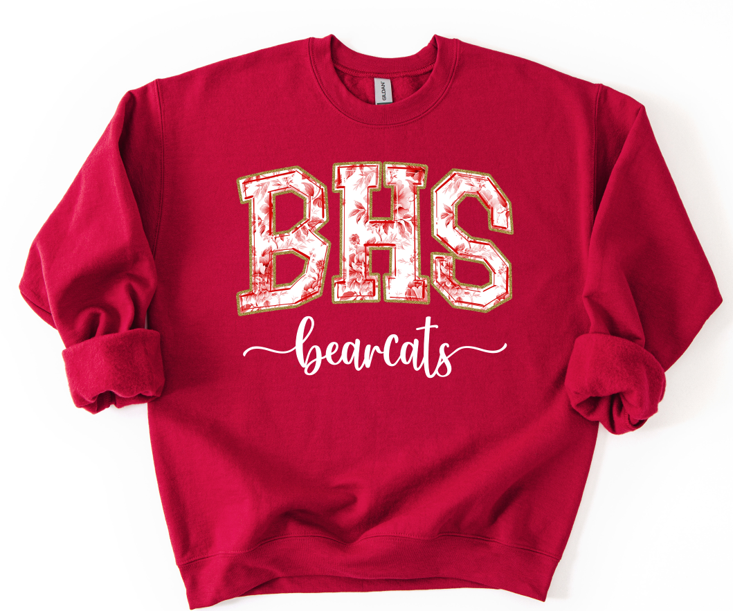 BHS BEARCATS RED TOILE