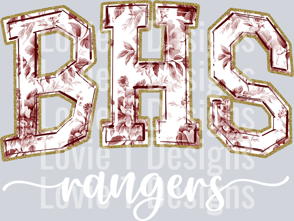 BHS RANGERS TOILE MAROON