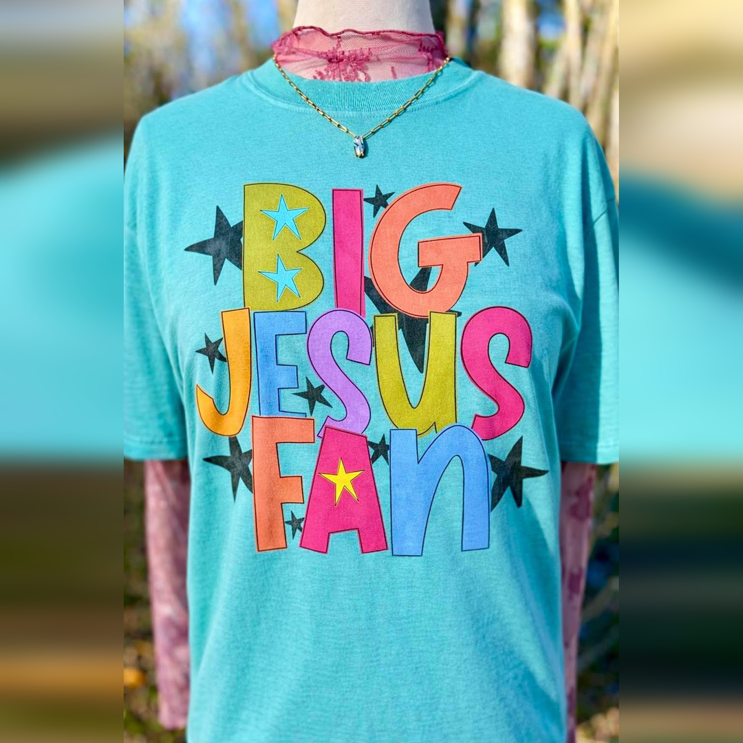 Big Jesus Fan – DTF Transfer – product image