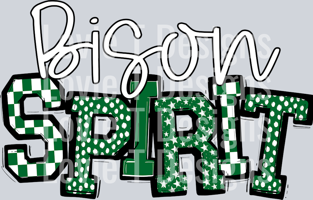 BISON SPIRIT SO SPORTY KELLY GREEN 12 INCH