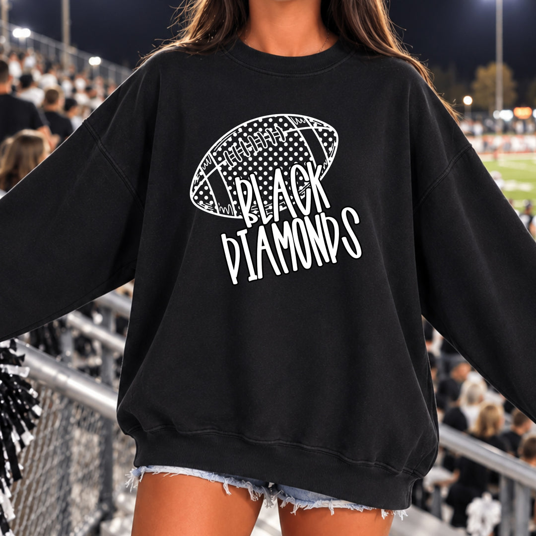 Polka Dot Football – Customizable DTF Transfer