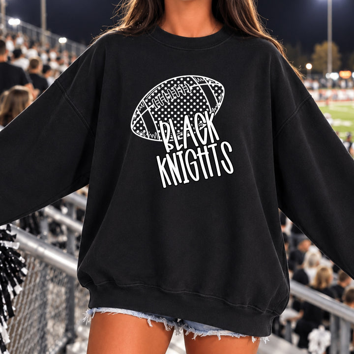 Polka Dot Football – Customizable DTF Transfer