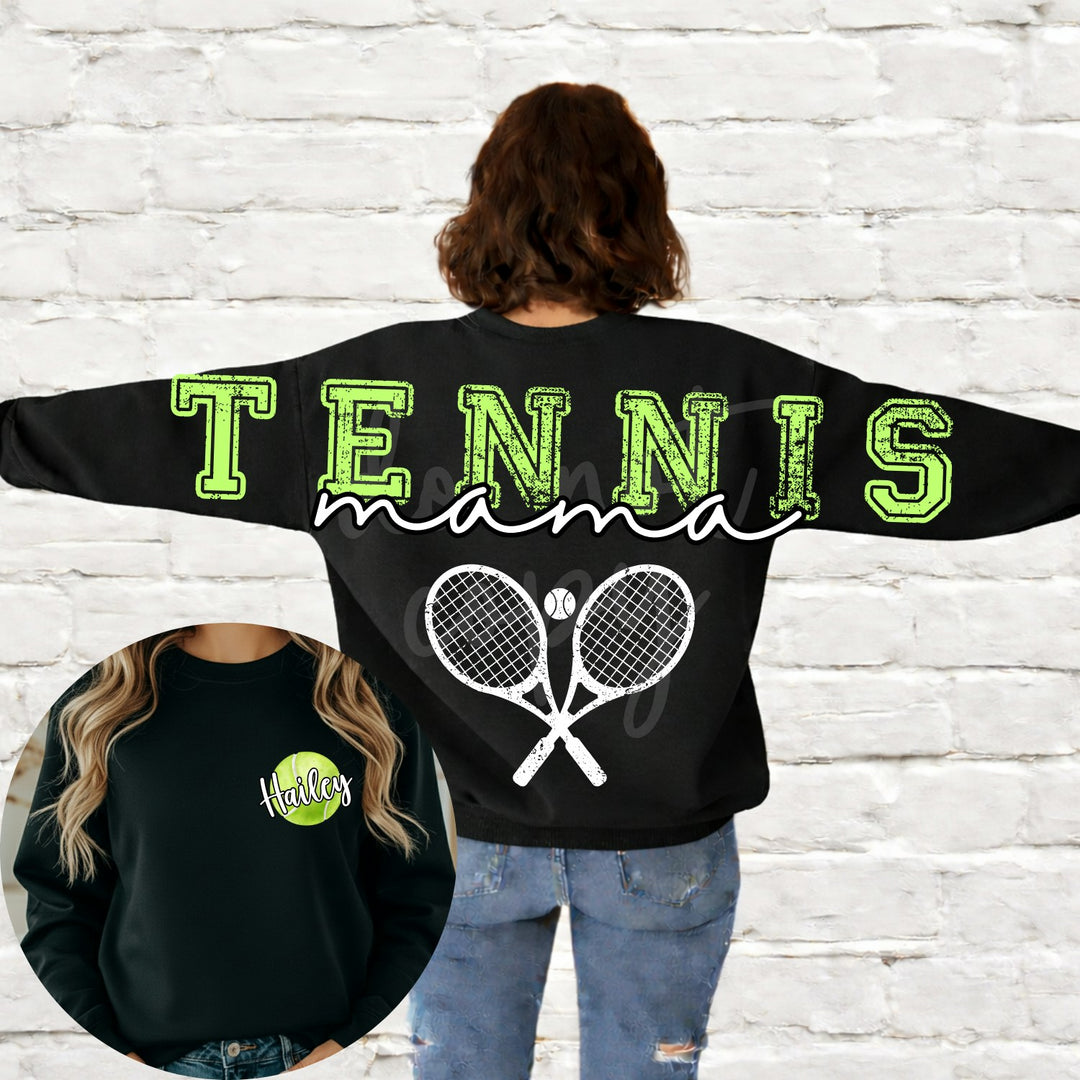 Tennis Mama Long customizable DTF transfer