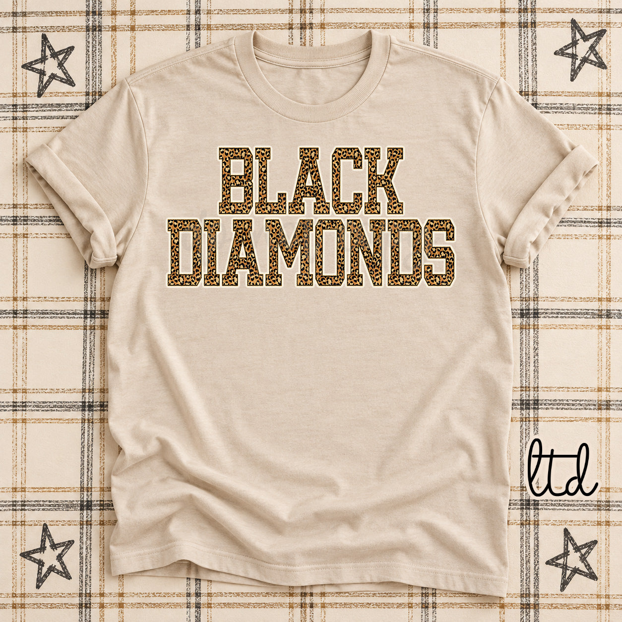 Dark Leopard Mascots Black Diamonds design