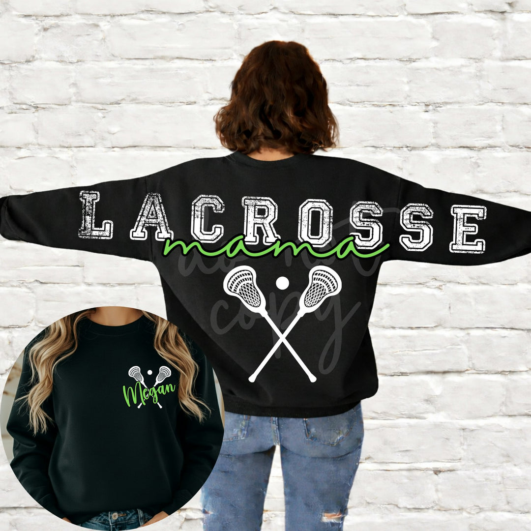 Lacrosse Mama Long customizable DTF transfer