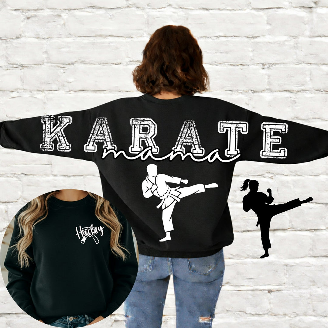 Karate Mama Long customizable DTF transfer