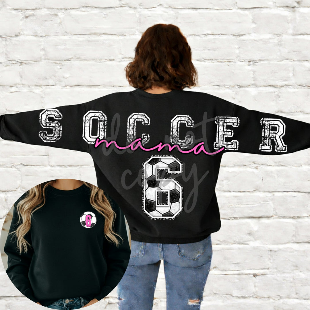 Soccer Mama Long customizable DTF transfer