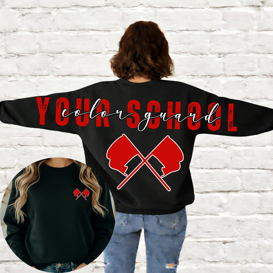 Color Guard Big Back customizable DTF transfer