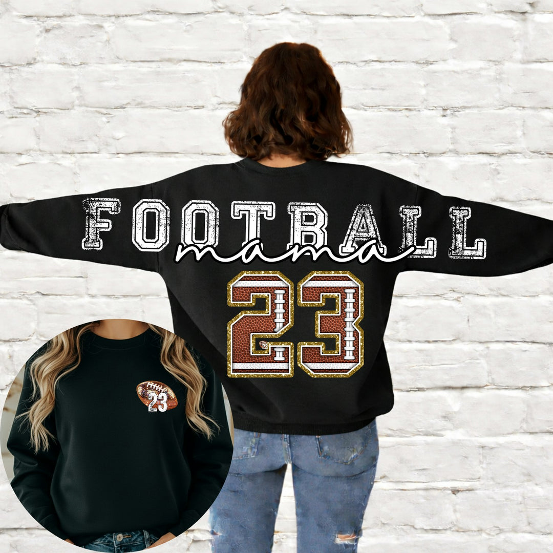 Football Mama Long customizable DTF transfer