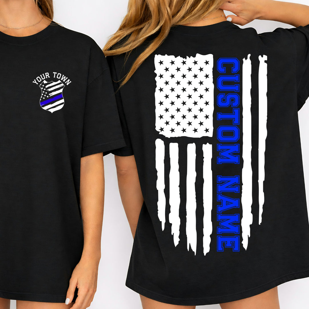 Police Department customizable DTF transfer
