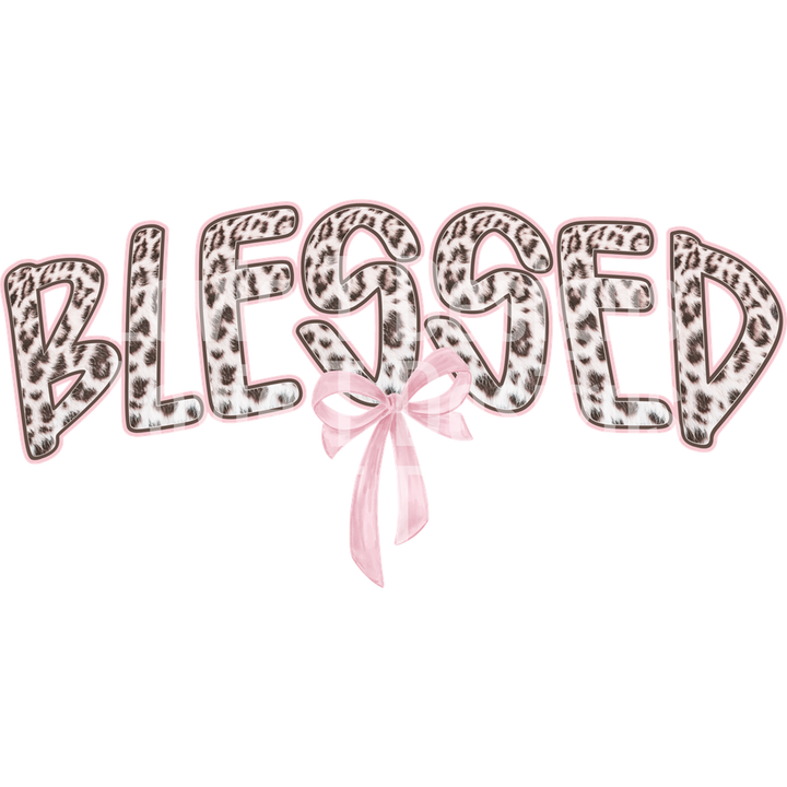 Blessed Leopard Amen Arch – DTF Transfer