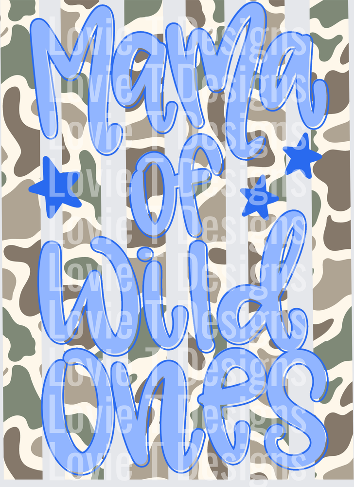 BLUE MOM OF WILD ONES