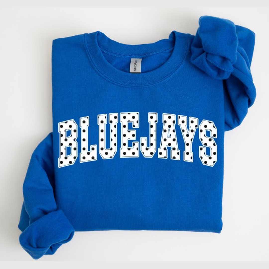 Bluejays Polka Dot – DTF Transfer – product image