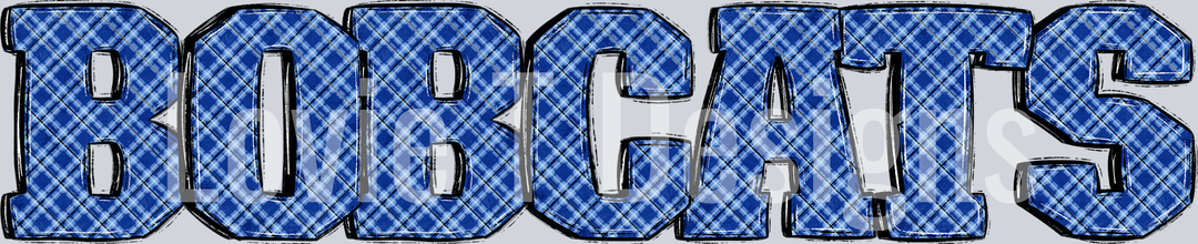 BOBCATS BLUE PLAID