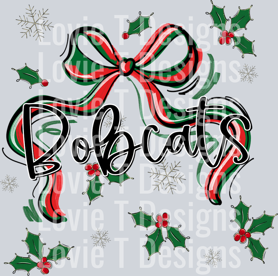 BOBCATS HOLLY AND BOW - Copy