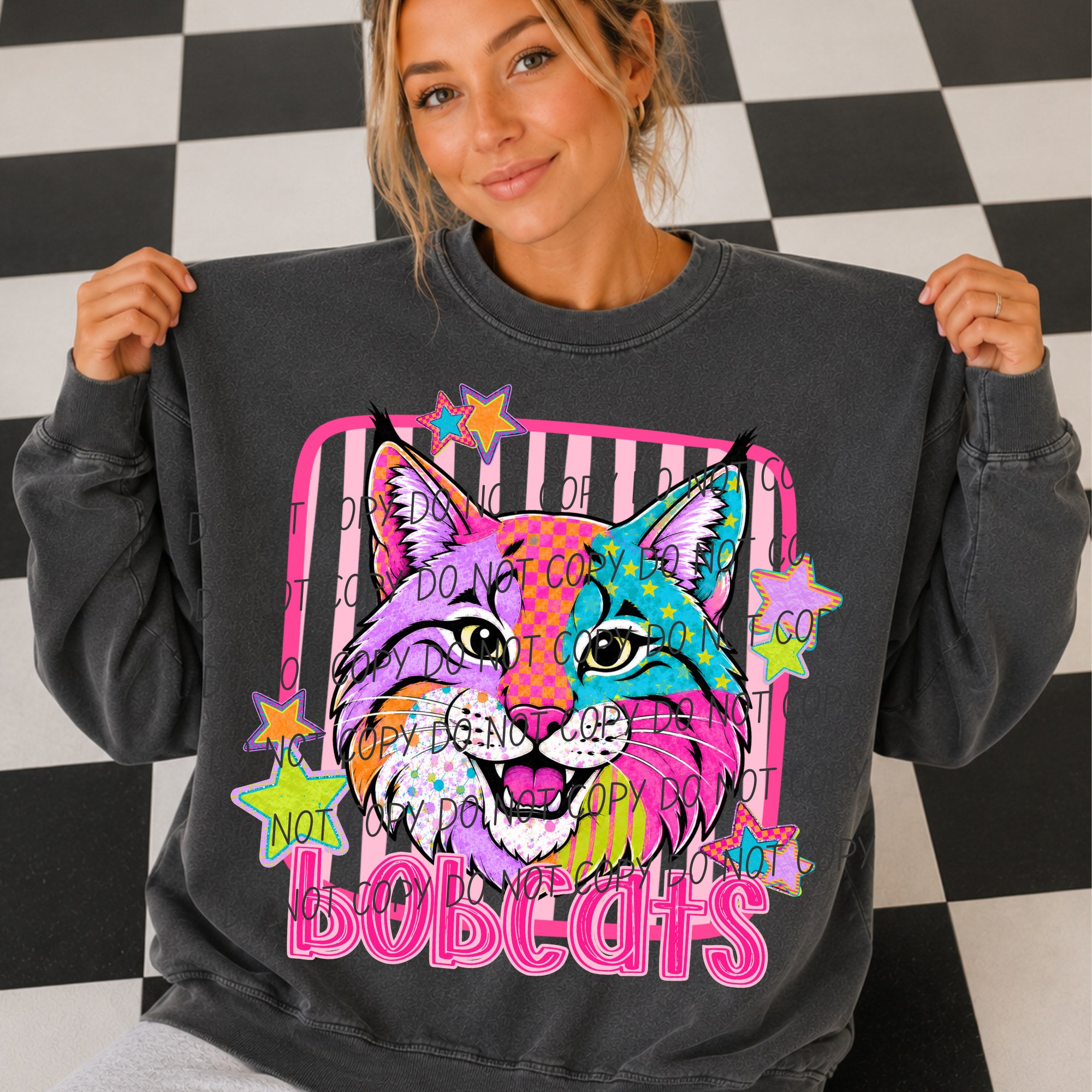 Funky Fresh Mascots BOBCATS design