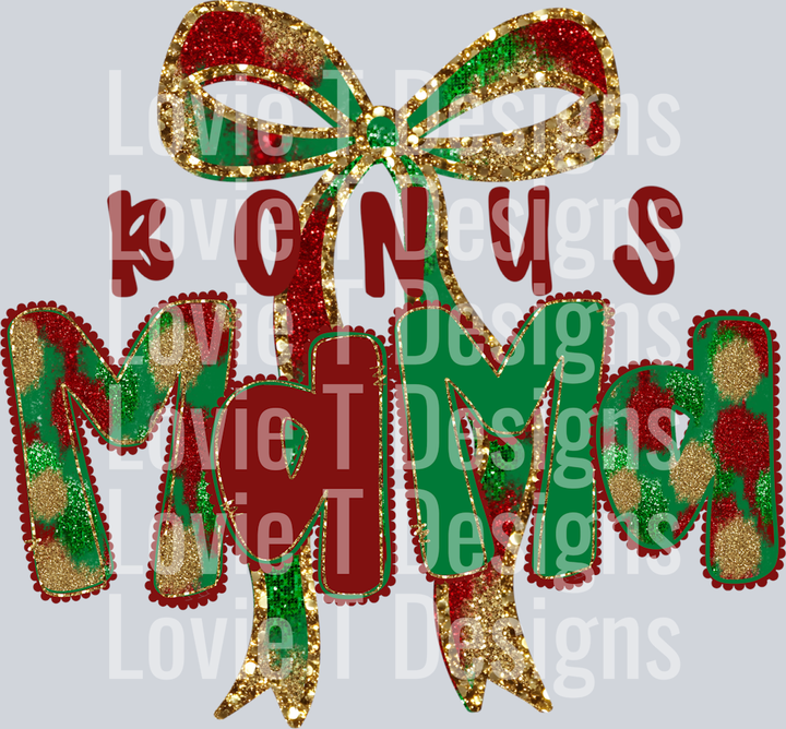 bonus mama Christmas bow