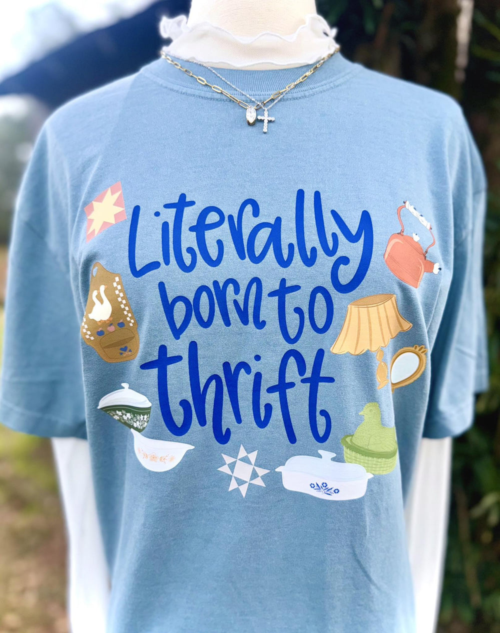 Born to Thrift DTF transfer design