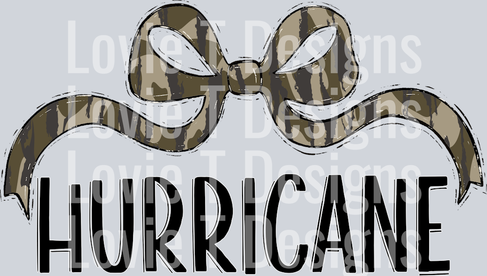 BOTTOMLAND HURRICANE WIDE BOW BLACK FONT