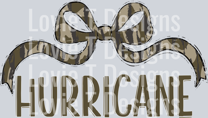 BOTTOMLAND HURRICANE WIDE BOW GREEN FONT