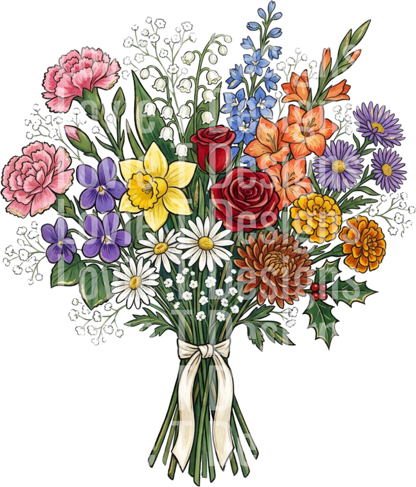 BOUQUET BIRTH MONTH FLOWERS