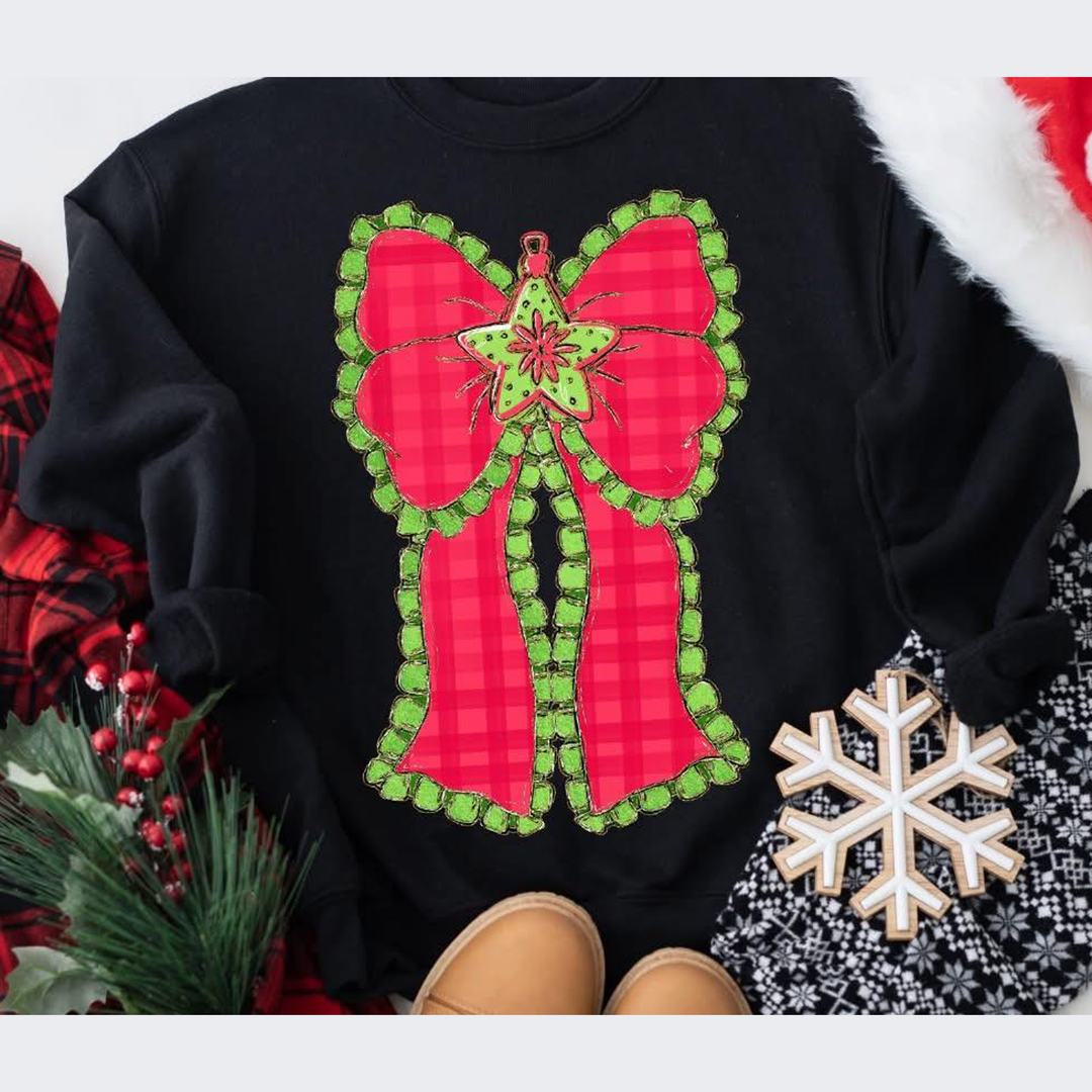 Bow Ornament – DTF Transfer