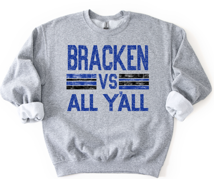 BRACKEN VS ALL YALL ROYAL AND BLACK