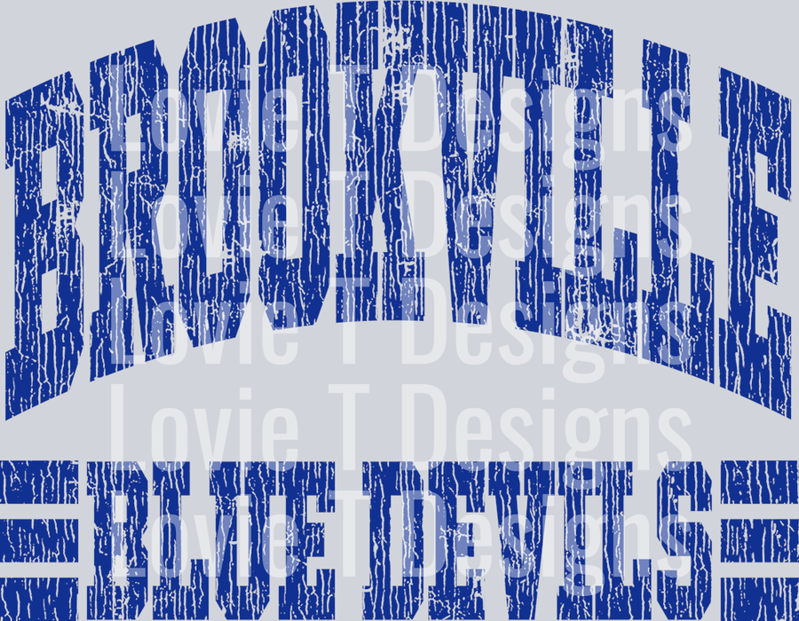 BROOKVILLE BLUE DEVILS TEXTURE 1