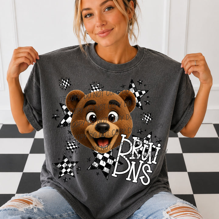Bruins Big Mascot Energy mascot DTF transfer