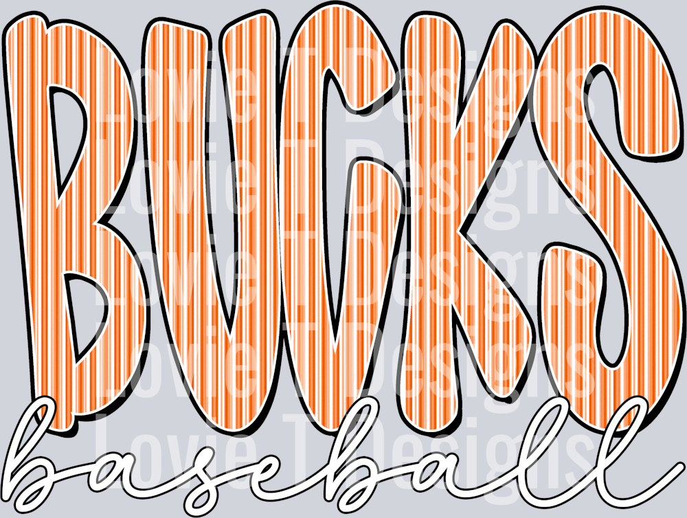 BUCKS BASEBALL ORANGE SEERSUCKER