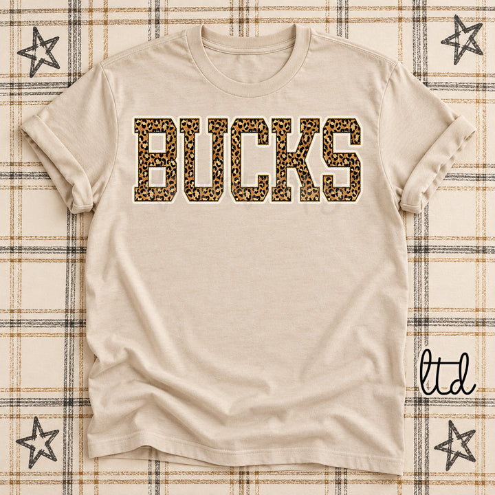 Bucks Dark Leopard Mascots DTF transfer