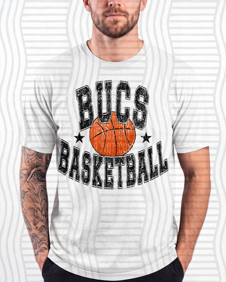 Bucs Basketball Varsity Mascots DTF transfer