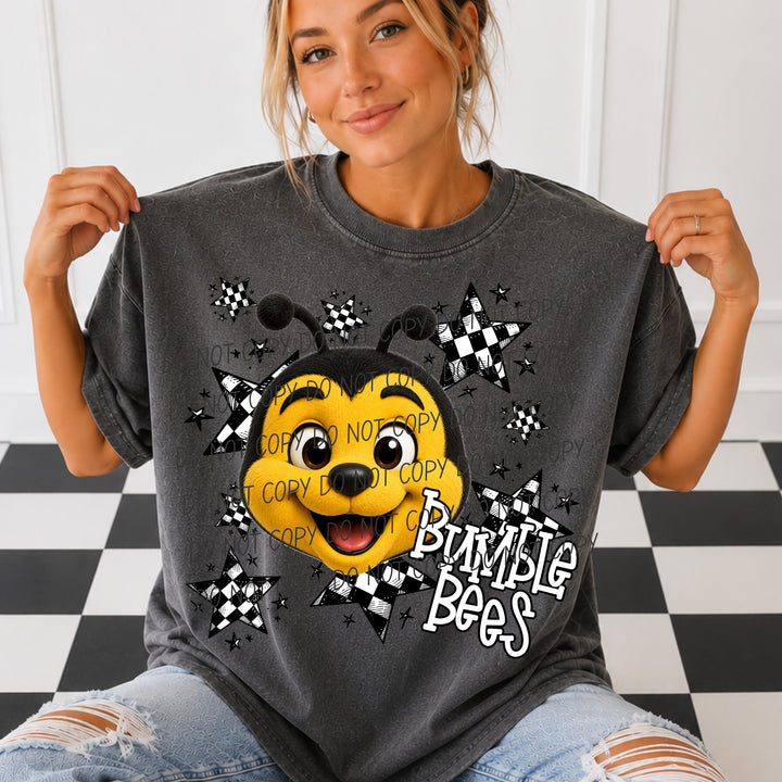 Bumblebee Big Mascot Energy mascot DTF transfer