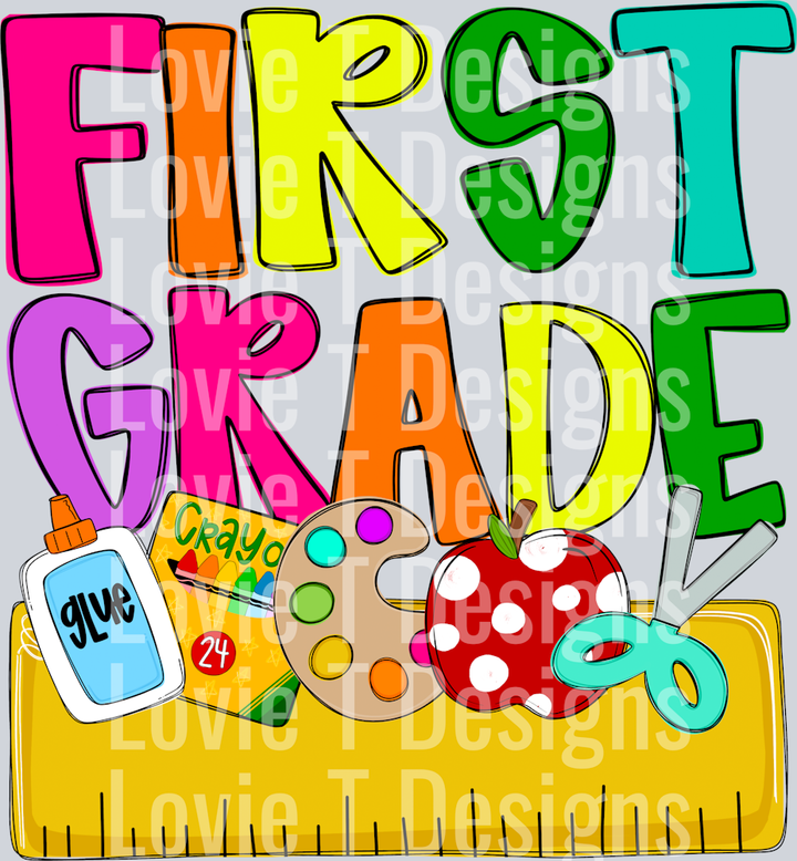 Back to School Name Plate FIRST GRADE