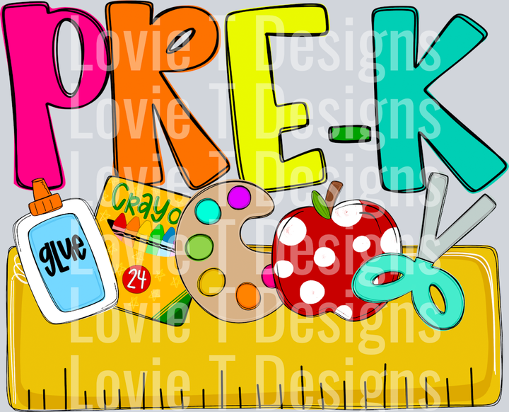 Back to School Name Plate PRE K