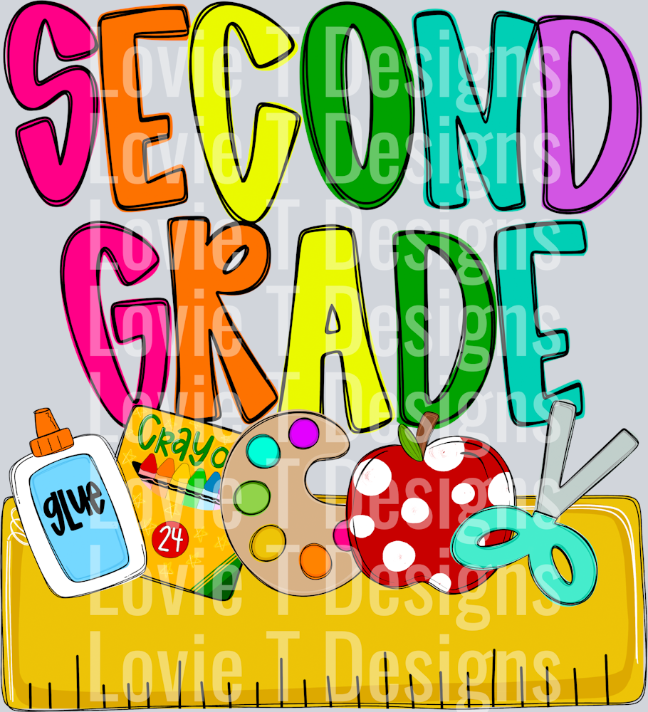 Back to School Name Plate SECOND GRADE