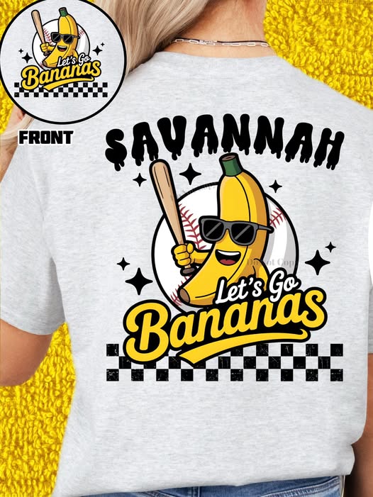 Bananas Pocket DTF transfer design – image 1